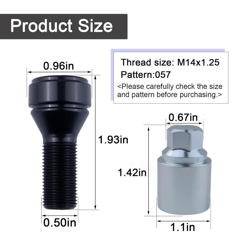 repustor Lockable Wheel Bolt Rim Locks Compatible with BMW 228i 328d 328i 335i 428i 435i 528i 535d 535i 650i X1 X2 X3 X4 X5 X6 X7 Z4 M2 M3 M4,Replace for 36136792851 - Image 3